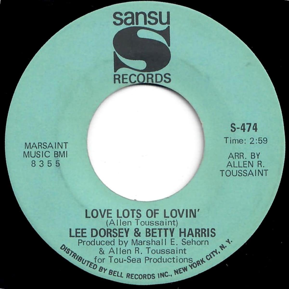 Lee Dorsey & Betty Harris – Love Lots Of Lovin’ on Sansu Records