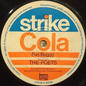 Fun Buggy By The Poets on 45rpm Vinyl