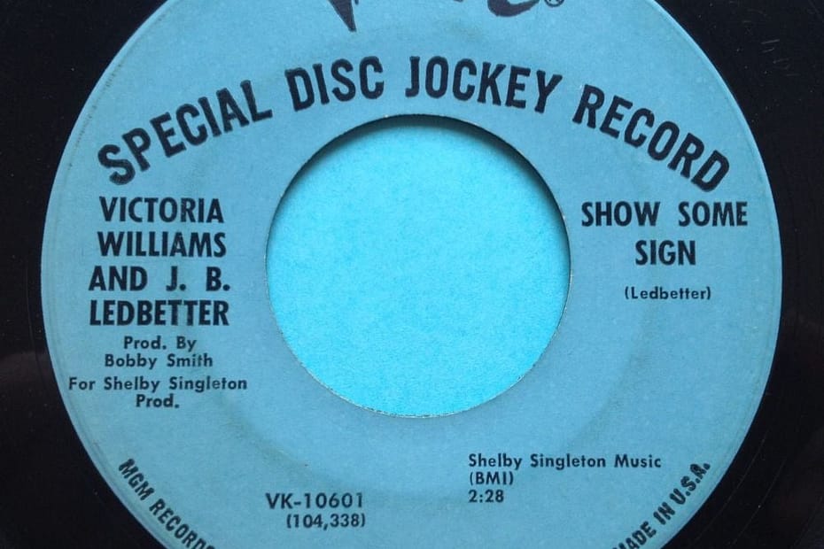 Victoria Williams and J.B. Ledbetter Show Some Sign Verve 45 soul record
