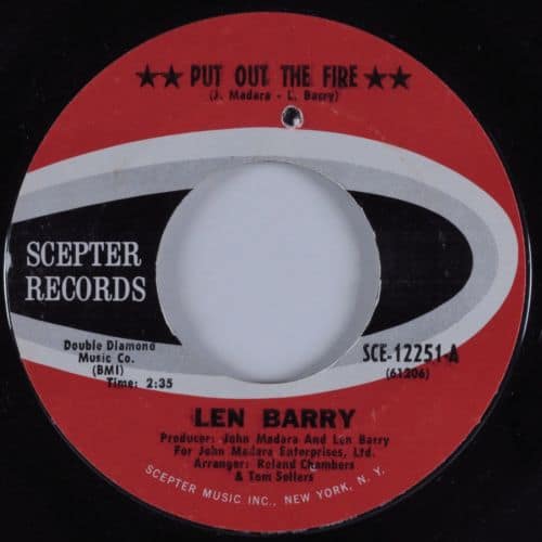 Len Barry - Put Out The Fire