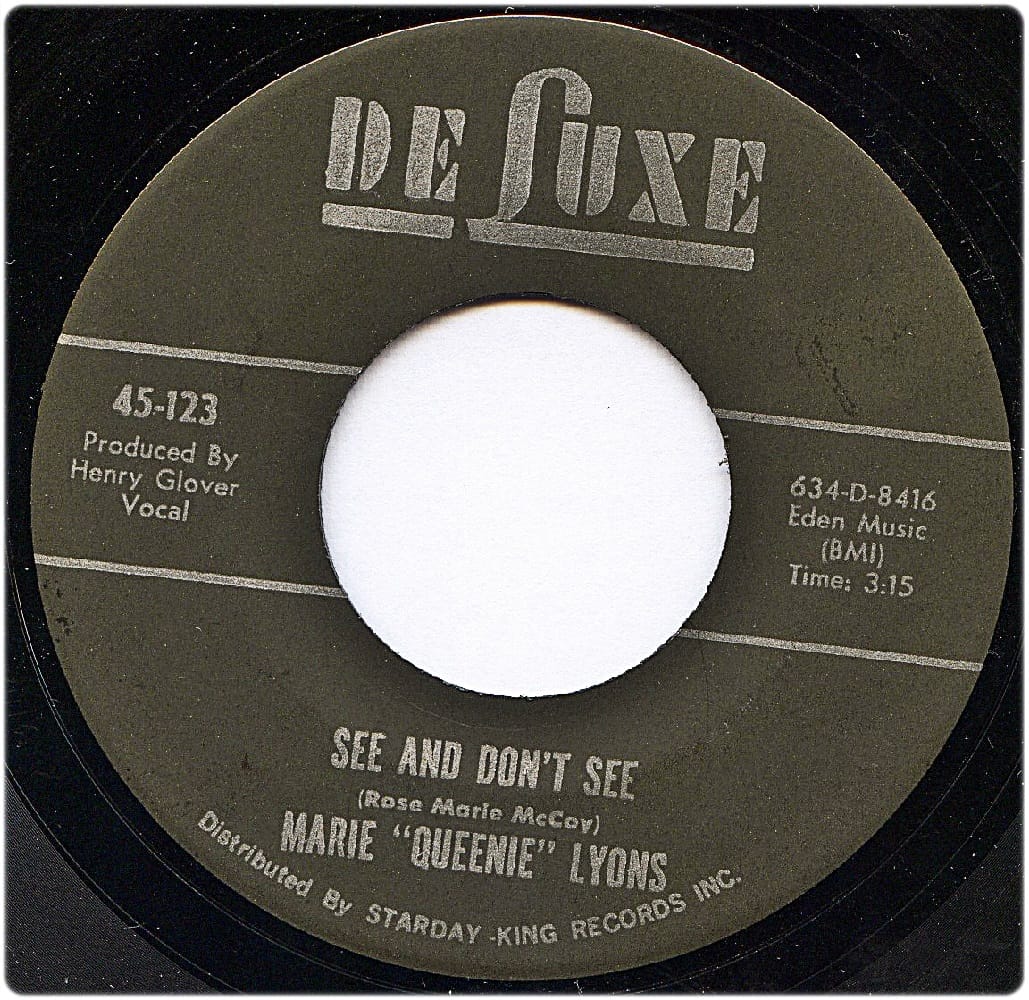 Marie Queenie Lyons - See And Don't See