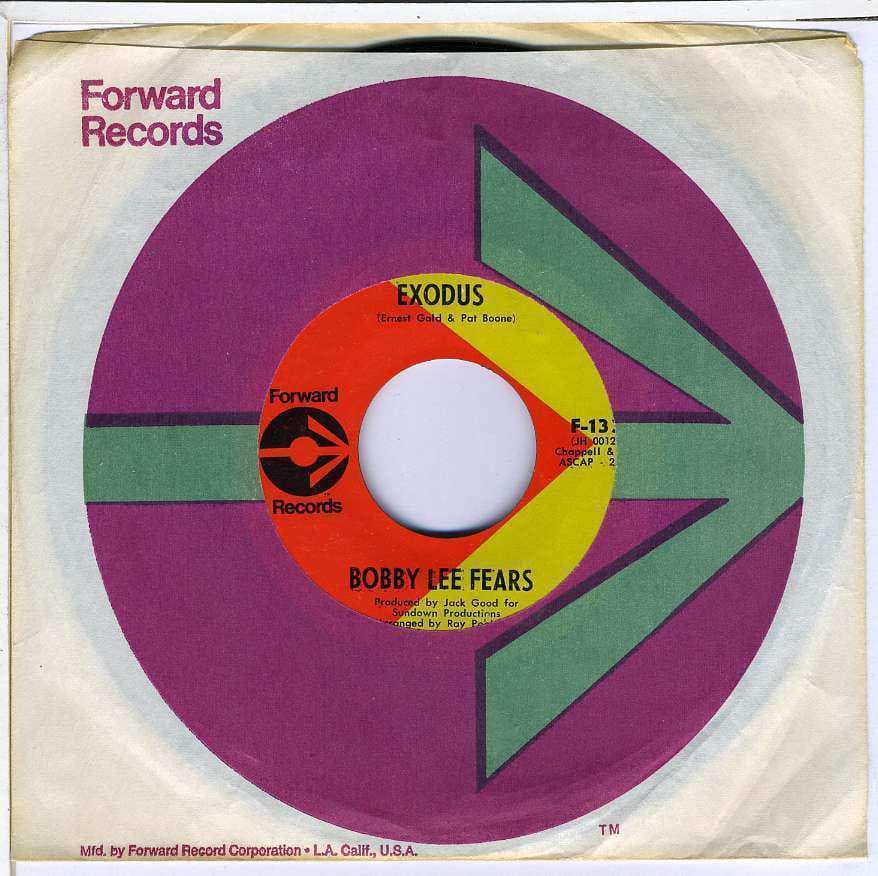 Bobby Lee Fears vinyl
