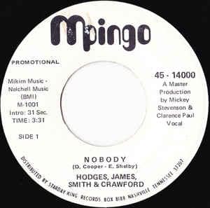 Hodges, James, Smith & Crawford - Nobody